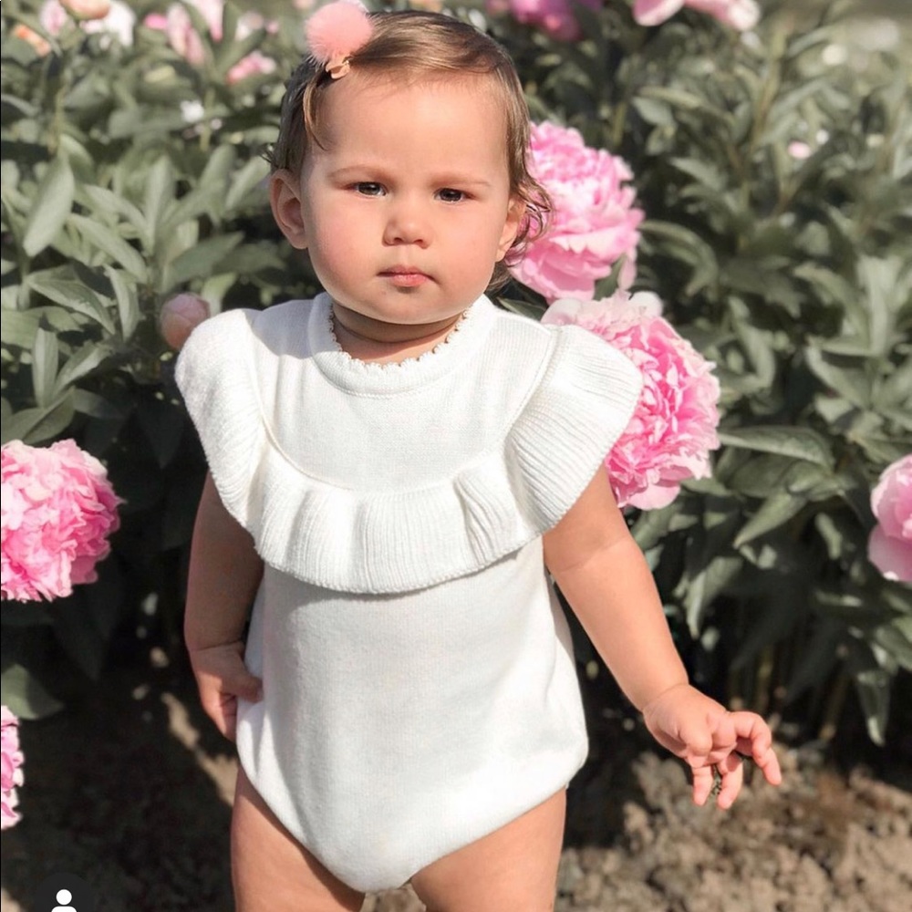 Luxury European Brand Knit Romper
